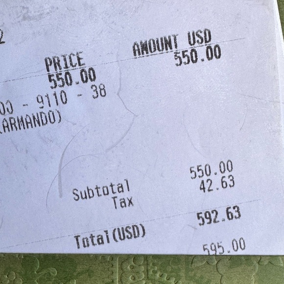 Authentic Gucci slides with Receipt - Picture 9 of 12